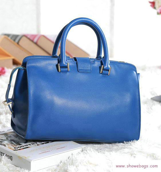 YSL cabas chyc bag original leather 5086 blue